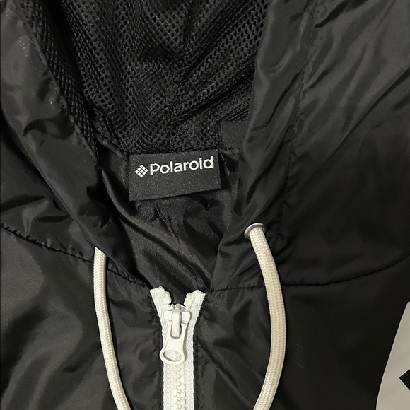 Polaroid Black Jacket with Rainbow Stripes - Picture 2 of 3